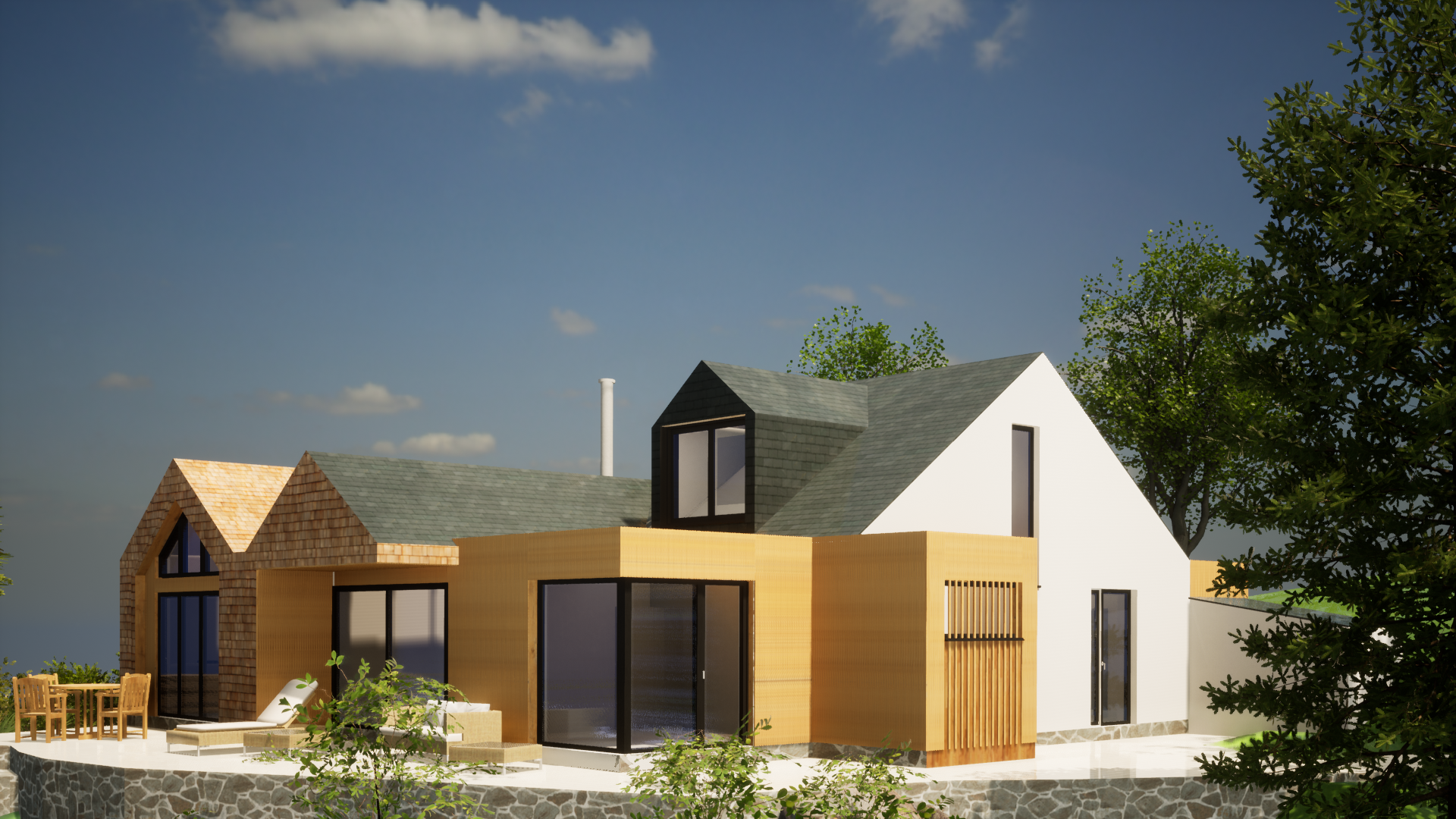 illustration visualising how the completed proposed building might look.